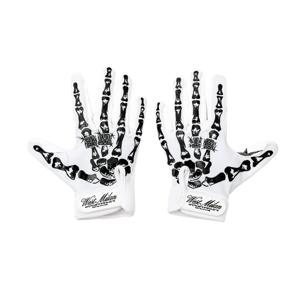 Skeleton Gloves Black/White