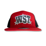 [RESERVED SALE] WEST STEEL TRUCKER HAT RED