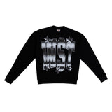 [RESERVED SALE] WEST STEEL CREWNECK BLACK
