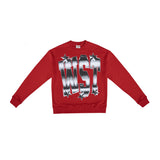 [RESERVED SALE] WEST STEEL CREWNECK RED