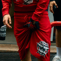 WEST STEEL SHORTS RED
